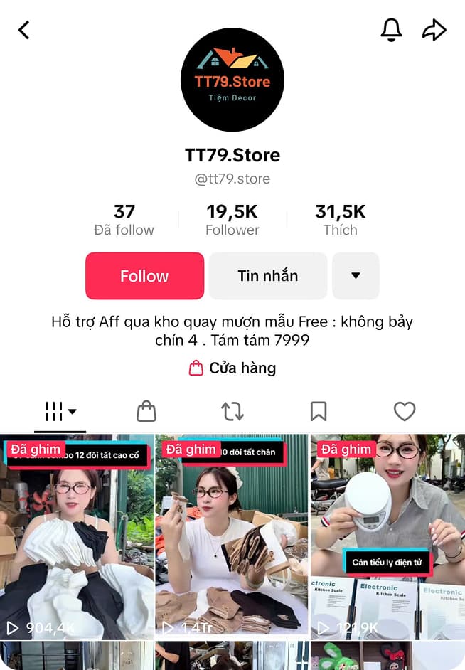Dự án TT79.Store — TikTok Ads & Shop