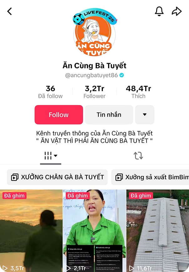 Dự án ĂN CÙNG BÀ TUYẾT